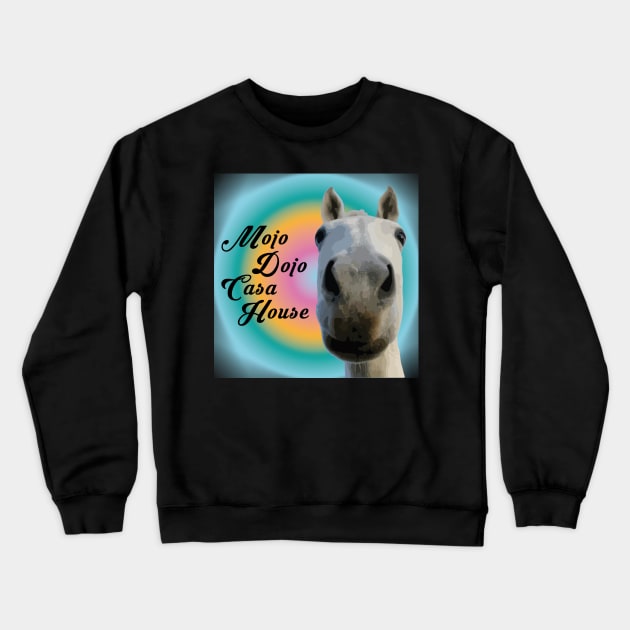 mojo dojo colorful meme Crewneck Sweatshirt by Venus Print